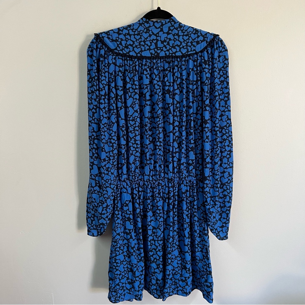 Zadig & Voltaire Reveal Print Coeur Heart Print Mini Dress - Picture 10 of 15